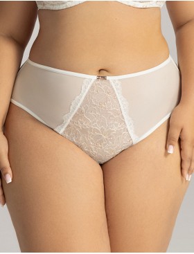 Трусы бразилиана Ava CRYSTAL 1396 brazyliany экрю, Цвет: экрю, Размеры: S, изображение 2