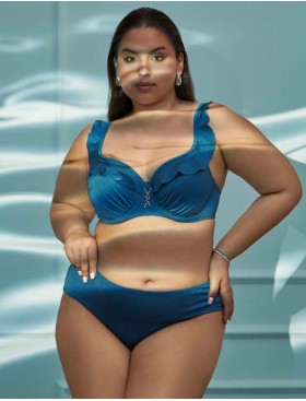 Трусы бразилиана пляжные Ava SF13/5 azure, Цвет: сапфир, Размеры: L, изображение 5