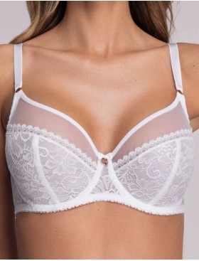 Бюстгальтер мягкий Ava CRYSTAL 1396 M белый, Цвет: белый, Размеры: 70I