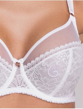 Бюстгальтер мягкий Ava CRYSTAL 1396 M белый, Цвет: белый, Размеры: 70I, изображение 3