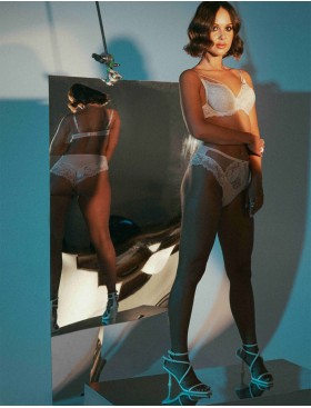 Трусы бразилиана Ava FIESTA 2153 brazyliany shimmer, Цвет: пудра, Размеры: L, изображение 6