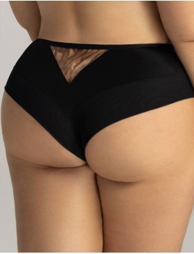 Трусики бразилиана Ava LIANA 2144 brazyliany black, Цвет: черный, Размеры: S