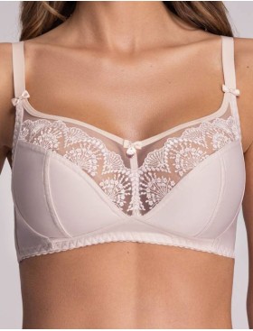 Мягкий бюстгальтер без косточек Ava LIBI 1691/1 M бежевый, Цвет: бежевый, Размеры: 90D