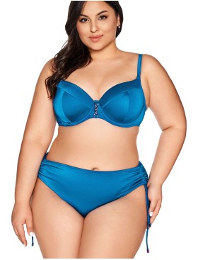 Бюстгальтер пляжный на поролоне Ava SK13 U azure, Цвет: сапфир, Размеры: 80E, изображение 6