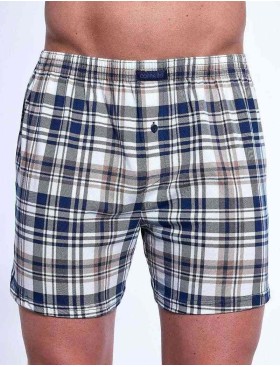 Свободные трусы шорты Cornette 002/008-20 COMFORT темно-синий/белый, Цвет: темно-синий/белый, Размеры: L