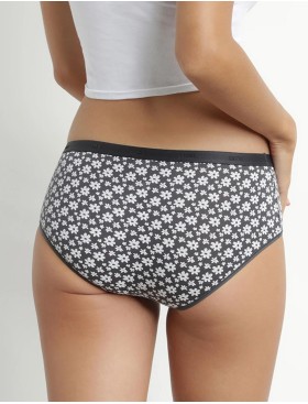 Набор трусов брифов Dim LES POCKETS COTON 4C20/5 колокольчик - 5 штук, Цвет: колокольчик, Размеры: S/M, изображение 3