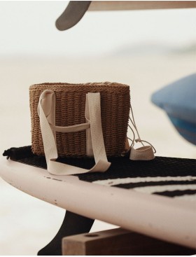 Сумка пляжная Esotiq BERGAMO 44329 молочный, Цвет: соломенный+молочный, Размеры: UN, изображение 6