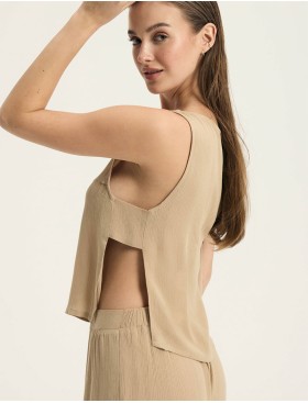 Топ пляжный Esotiq MARE 43152 песочный, Цвет: песочный, Размеры: L