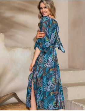 Длинная пляжная туника Mia-Amore ARUBA 2304, Цвет: мультицвет, Размеры: 2XL/3XL, изображение 2