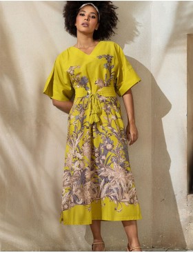 Туника длинная Mia-Amore FIJI 5400, Цвет: лайм, Размеры: 2XL/3XL