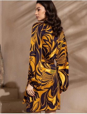 Запашное платье-халат Mia-Amore MARCELA 4543, Цвет: мультицвет, Размеры: S/M, изображение 2