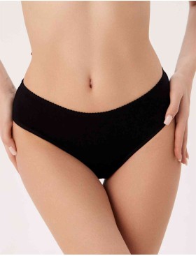 Трусы слипы хлопковые Milavitsa 230360 черный, Цвет: черный, Размеры: 5XL