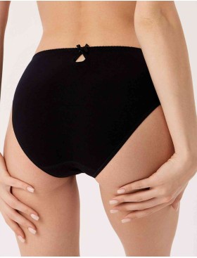 Трусы слипы хлопковые Milavitsa 230360 черный, Цвет: черный, Размеры: 5XL, изображение 2