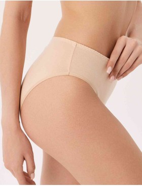 Трусы слипы хлопковые Milavitsa 230360 нюд, Цвет: нюд, Размеры: XL, изображение 3