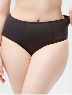 Высокие трусы слипы Milavitsa 260140 эспрессо, Цвет: эспрессо, Размеры: XL, изображение 3