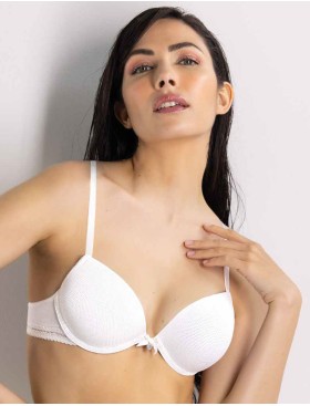 Бюстгальтер пуш-ап Sielei DARLING 1874 bianco latte, Цвет: bianco latte (белый), Размеры: 70B, изображение 4