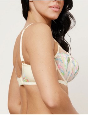 Мягкий бюстгальтер балконет Subtille MONACO YELLOW soft balconette, Цвет: светло-желтый, Размеры: 75H, изображение 2