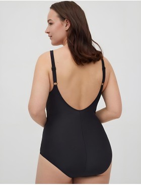 Закрытый купальник минимайзер Ysabel Mora ANTAO 83078, Цвет: черный/белый, Размеры: 80D, изображение 2