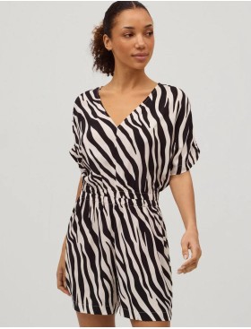 Пляжный комбинезон Ysabel Mora ANTAO 86156, Цвет: черный/белый, Размеры: S