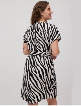 Халат пляжный Ysabel Mora ANTAO 86157, Цвет: черный/белый, Размеры: XL, изображение 2