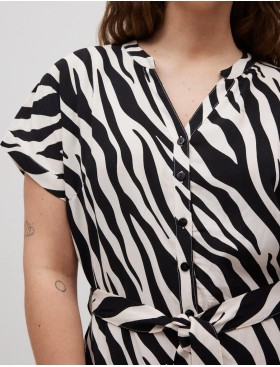 Халат пляжный Ysabel Mora ANTAO 86157, Цвет: черный/белый, Размеры: XL, изображение 3