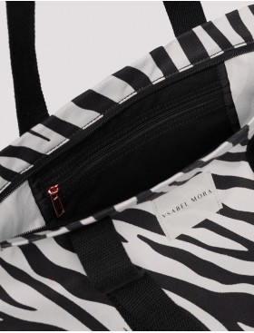 Сумка для пляжа Ysabel Mora ANTAO 86203, Цвет: черный/белый, Размеры: UN, изображение 3