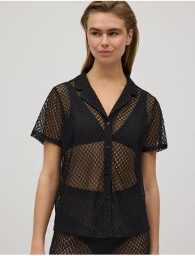Короткая пляжная рубашка Ysabel Mora CABO BLANCO 86175, Цвет: черный, Размеры: S