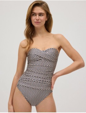 Купальник бандо слитный Ysabel Mora CAPRAIA 82936, Цвет: мульти, Размеры: 75B