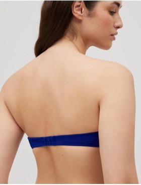 Пляжный бюст-бандо Ysabel Mora ILHA DA FLORES 83118, Цвет: тёмно-синий, Размеры: 85D, изображение 2