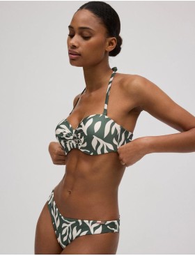 Открытый купальник Ysabel Mora ILHA DE MEL 83097, Цвет: оливковый/белый, Размеры: 70B, изображение 3