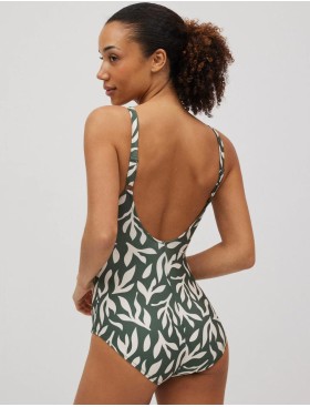 Слитный купальник Ysabel Mora ILHA DE MEL 83102, Цвет: оливковый/белый, Размеры: 80B, изображение 2