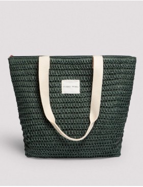 Сумка для пляжа Ysabel Mora ILHA DE MEL 86207 тёмно-зелёный, Цвет: тёмно-зелёный, Размеры: UN