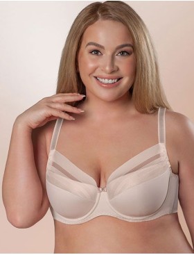 Бюстгальтер с вкладышами пуш-ап Albina L SILUET 6085 серебристый пион, Цвет: серебристый пион, Размеры: 75C, изображение 2