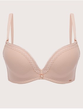 Бюстгальтер двойной пуш-ап Alles NOCTURN 03 super P-UP бежевый, Цвет: бежевый, Размеры: 70B, изображение 6