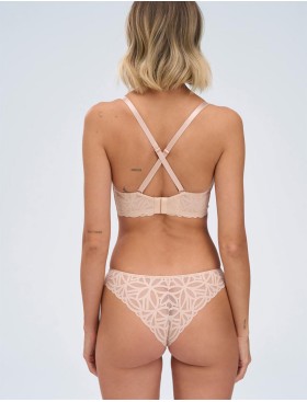 Бюстгальтер с вкладышами пуш-ап Alles SUGAR DUNE P-UP, Цвет: бежевый, Размеры: 60D, изображение 5