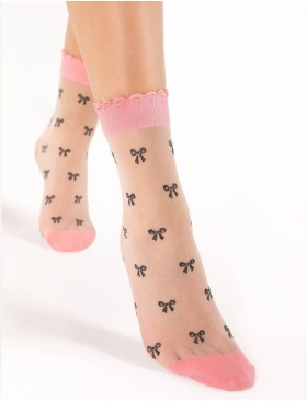Полупрозрачные носки Fiore 1145/G HEY BABY 15 den телесный/розовый, Цвет: телесный/розовый, Размеры: UN