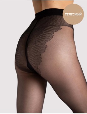 Колготки с декоративными трусиками Fiore 5007/C KLARA 20 den телесный, Цвет: телесный, Размеры: 3, изображение 2