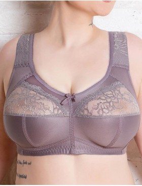 Мягкий бюстгальтер без косточек Honey H44-22-L серый жемчуг, Цвет: серый жемчуг, Размеры: 90D