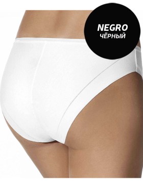 Трусы слипы хлопковые Janira MINI COTTON BAND 1031860 negro, Цвет: negro (черный), Размеры: S, изображение 2