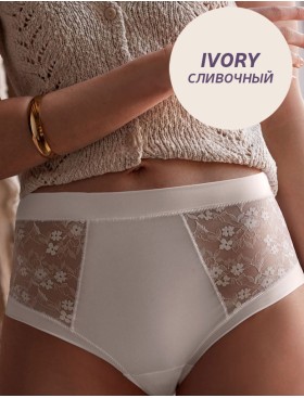Трусы высокие Janira SAKURA Maxi 1032104 ivory, Цвет: ivory (сливочный), Размеры: M
