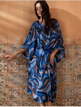 Свободная туника Mia-Amore SAINT-TROPEZ 4603, Цвет: синий, Размеры: 4XL/5XL