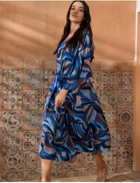 Свободная туника Mia-Amore SAINT-TROPEZ 4603, Цвет: синий, Размеры: 4XL/5XL, изображение 3