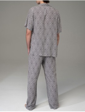 Мужская пижама с брюками Mia-Amore DAMASK 5251, Цвет: серый, Размеры: 2XL, изображение 2