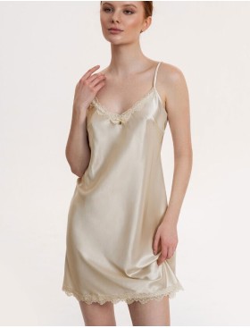 Атласная сорочка Mia-Mella JULIA CHARME 8730 айвори, Цвет: айвори, Размеры: S