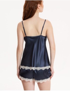 Атласный комплект с шортами Mia-Mella JULIA CHARME 8732 черника, Цвет: черника, Размеры: L, изображение 2