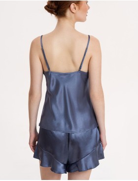 Атласная пижама с рюшами Mia-Mella JULIA CHARME 8754 дельфин, Цвет: дельфин, Размеры: XL, изображение 2