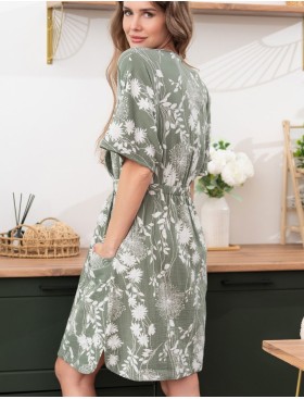 Туника из хлопка Mia-Amore MARIBEL 5484, Цвет: оливковый, Размеры: 2XL, изображение 3