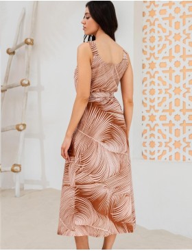 Сарафан из хлопка со льном Mia-Amore PASADENA 5540, Цвет: карамельный, Размеры: 3XL, изображение 2