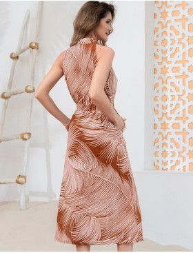 Рубашка-халат на пуговицах Mia-Amore PASADENA 5544, Цвет: карамельный, Размеры: M, изображение 2