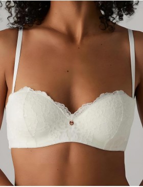 Бюстгальтер бандо с боковой застёжкой Ysabel Mora 10618, Цвет: шампань, Размеры: 70B